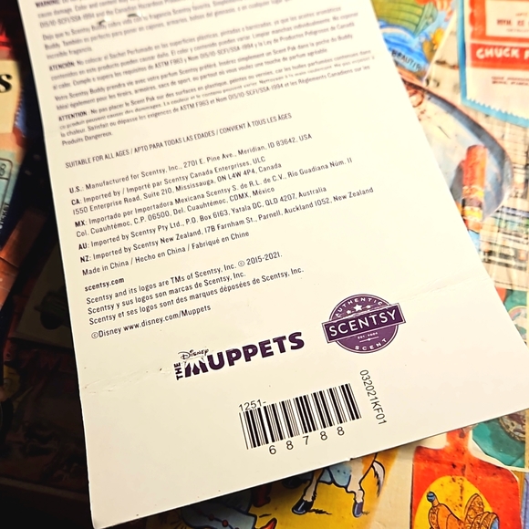 Scentsy Buddy Muppets sachet packet NIP - Picture 4 of 4